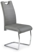 Scaun K211 piele ecologica gri
