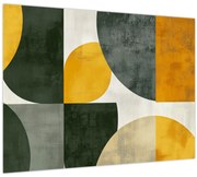 Tablou - Abstracție în culoare de măslin (70x50 cm)