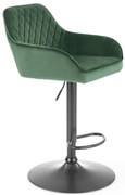 Scaun de bar H103 velvet verde