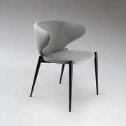 Scaun dining design elegant Alize gri