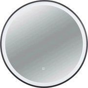 Oglinda cu iluminare si dezaburire Balneo Venus 60 cm cu rama neagra