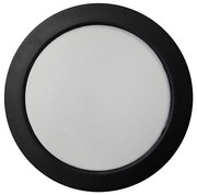 Plafoineră LED ROUND LED/18W/230V 4000K d. 21,7 cm negru