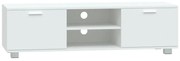 vidaXL Comodă TV, alb, 140x40,5x35 cm, lemn prelucrat
