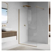 Paravan de dus tip Walk-in auriu periat SanSwiss Easy STR4P 100x200 cm