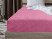 Cearsaf Frotir cu elastic 90x200 cm roz