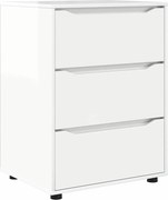 vidaXL Dulap de depozitare Alb lucios 60 x 48 x 81 cm Lemn compozit
