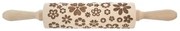 Sucitor din lemn Orion cu decor floral,  38 cm