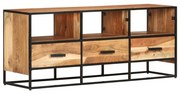 vidaXL Comodă TV, 110x30x45, lemn masiv de acacia