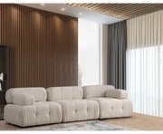 Canapea cu 3 Locuri Doblo 3 Seater ( L1-O1-1R) - Cream Bouclette