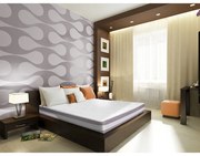 Saltea Ortopedica Green Future Argentum 180x200 cm, memory foam, medie, 21 cm, anatomica, ergonomica, husa antialergica