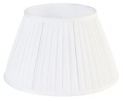 Abajur plisat alb 35/20 cm