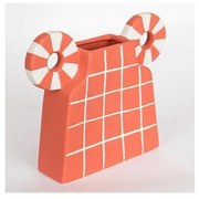 Vază ceramică 30,6x22,5 cm portocaliu