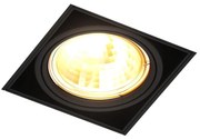 Plafonieră încastrată ONEON 1xGU10/50W/230V neagră Zuma Line 94361-BK