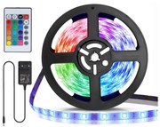 Bandă LED RGB dimabilă 5m LED/24W/12/230V IP65 Aigostar + telecomandă