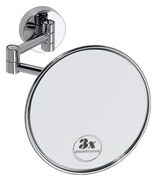 Oglindă cosmetică 14 x 14 cm, argintie