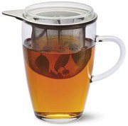 Cană de sticlă cu sită și capac Simax 179 Tea for one 0,35 l