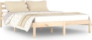 vidaXL Cadru de pat, 140x200 cm, lemn masiv de pin