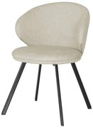 Scaune de dining bej 2 buc. Zoe – Tenzo