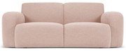 Canapea roz cu tapițerie din stofă bouclé 170 cm Molino – Micadoni Home