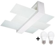 Plafonieră LED HERA 2xE27/7,5W/230V alb Brilagi