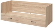 Pat de o persoană extensibil80 cm Tetrix 13 (stejar sonoma) (cu sp. depozitare). Promo -35%. 1098495