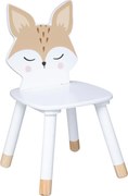 Scaun pentru copii VULPEA, cu picioare de pin, 52,5 cm
