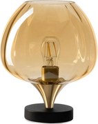 ONLI - Lampă de masă ELIDE 1xE27/15W/230V negru/cupru