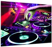 Tablou pe sticlă - DJ (70x50 cm)