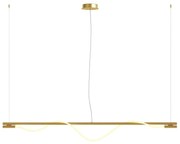 Lustra LED design modern Tau auriu