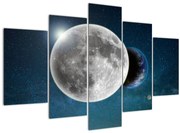 Tablou - Pământul în eclipsa de lună (150x105 cm)