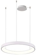 Lustra LED cu telecomanda design circular AGNES 48 DIMM CCT SWITCH WH