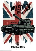 Poster World of Tanks - Mister One Shot - Union Jack