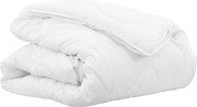 vidaXL Duvet 2 în 1 Alb 200 x 200 cm Poliester