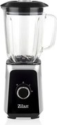 Blender ZILAN ZLN3925, 1.5 l, 2 viteze + Functie impuls, Zdrobire gheata, Vas de sticla, Inox