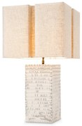 Lampa de masa LUX realizata manual din ceramica Division