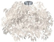 Lustră Trio Pendant Leavy, înălțime 73 cm, alb