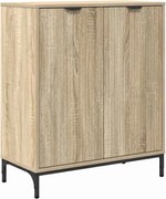 vidaXL Bufet Stejar Sonoma 69,5 x 33 x 82 cm Lemn compozit