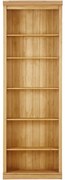 Bibliotecă în culoare naturală din lemn de pin 74x223x37 cm Anita – Støraa