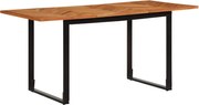 vidaXL Masa de sufragerie 160x80x75 cm din lemn masiv de salcam