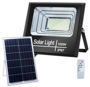 Proiector LED solar dimabil LED/100W/3,2V IP67 Aigostar + telecomandă