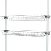 Wenko Set de 2 coșuri din sârmă Herkules, alb