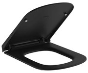 Capac WC Slim, SoftClosing, QuickRelease, negru mat, Kludi Resa S Negru