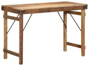 vidaXL Masă de dining Maro 110 x 55 x 76 cm Lemn masiv reciclat