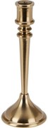 Sfeșnic decorativ 8x8x22cm, culoare auriu, 22 cm