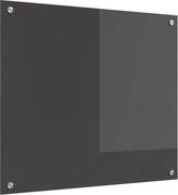 vidaXL Panou de bucătărie Gri închis 70 x 60 cm sticlă securizată