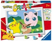 CREART PICTURA PE NUMERE PENTRU COPII PERSONAJE POKEMON - RAVENSBURGER (RVSPBN23571)