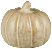 IB Laursen Decoratiune din gresie dovleac PUMPKIN STANDING Ø8 cm crem