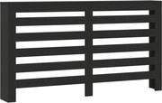 vidaXL Mască pentru calorifer, negru, 149x20x82 cm, lemn prelucrat