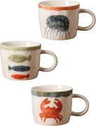 Set 3 cani din ceramica, "Mare Amore"