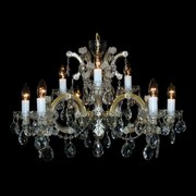 Lustra Maria Theresa cu 9 brate, cristal Bohemia L14 232/09/1; F wide